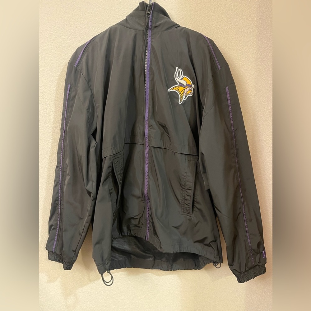 Minnesota Vikings Mens Full Zip Jacket Embroidered Logo G-III NFL Size Large